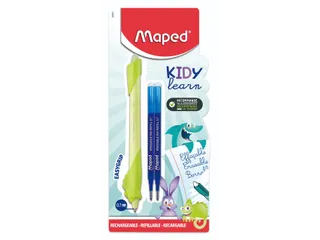 Oefenpen Maped Kidy Learn Magic uitwisbaar met 2 vullingen assorti - 2