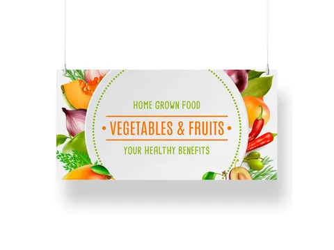 Overhead Banner KAPA 5mm Paneel Print 60x120cm Dubbelzijdig