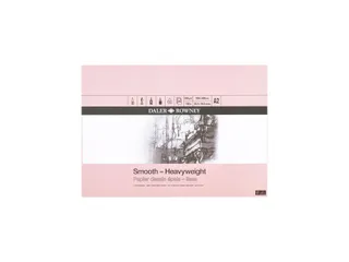 Tekenpapier Daler-Rowney Smooth Heavyweight 220gr A2 natuurlijk wit - 1