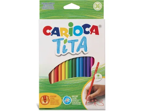kleurpotlood Tita 36 stuks in een kartonnen etui