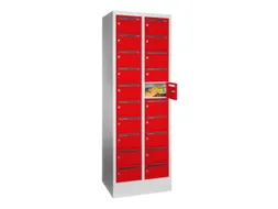 Postsorteerkast 1850x630x500mm 2x10 Vakken Ral7035 Front Ral3000