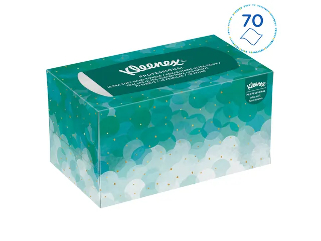 Handdoek Kleenex Ultra Pop-up Box 1-laags 226x254mm 70 vel wit 11268