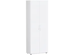 kantoorkast,HxBxD 2160x800x420mm,5xhouten vloer,6ordnerhoogte,romp wit