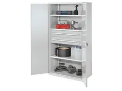 Materiaalkast Dubbelwandige Deur 1950x1000x600mm 3legborden 2laden