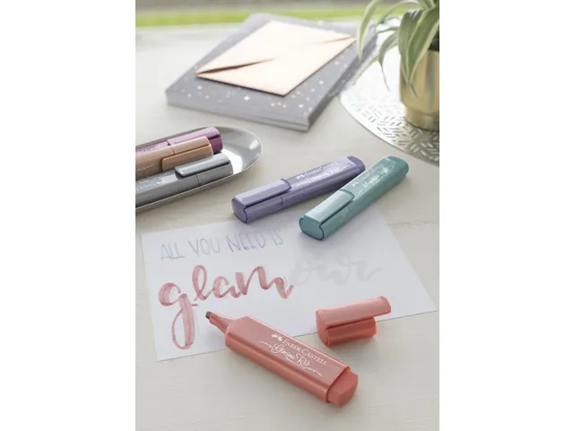 Markeerstift Faber-Castell 46 metallic rood