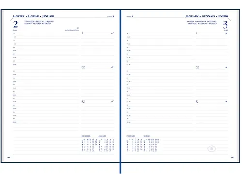 Agenda 2027 Ryam Manager Mundior 1dag/1pagina zwart