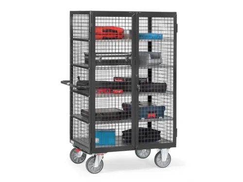 kastwagen,draagverm. 750kg,5etage(s),laadvl. LxB 1200x780mm,houtplaat