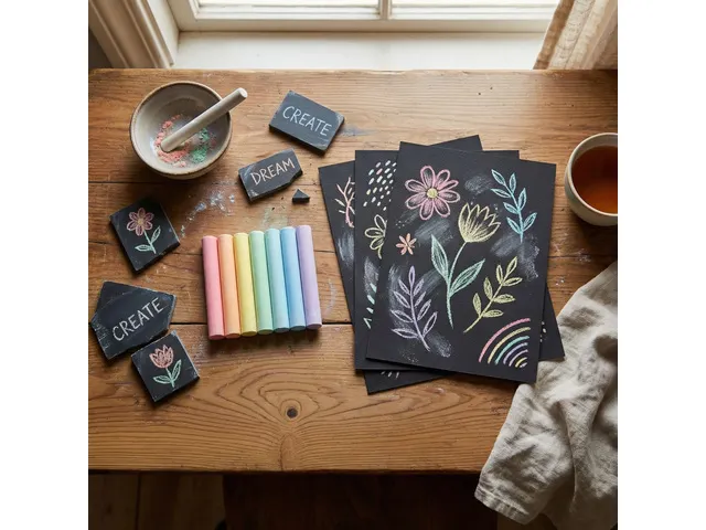 Craie pour tableau sans-poussière Kangaro couleurs ass boîte de 12 p