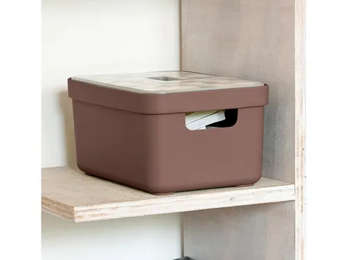 Sigma Home opbergbox 5L bruin - 25,2x17,5x12,2cm