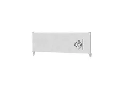 MAULconnecto scheidingsysteem 160x50cm Lichtgrijs Frame Zilver