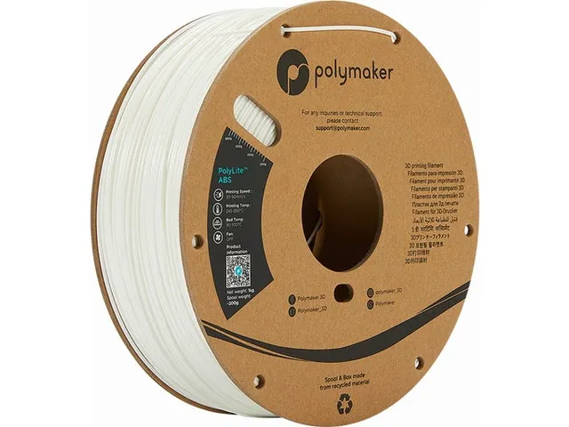 Polymaker PolyLite ABS filament 1,75 mm White 1kg