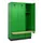 locker met bank,HxBxD 1950x1200x815mm,3vak,vak B 400mm,cilinderslot