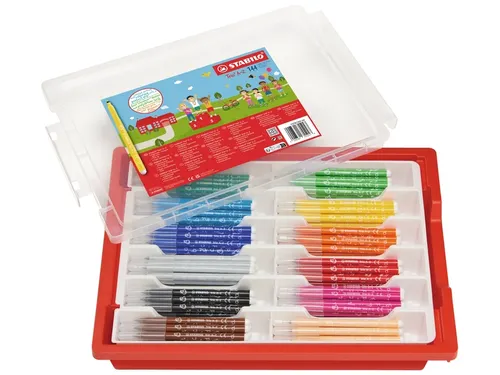 Kleurstift met driehoekige ergonomische gripzone STABILO Trio A-Z