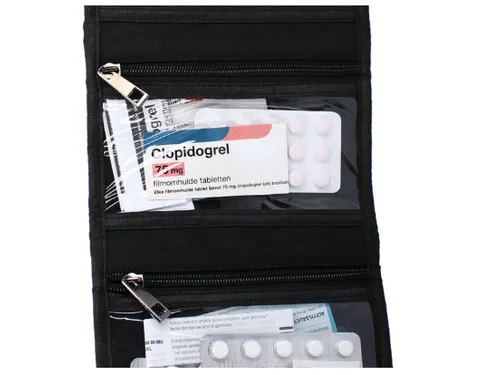 Medicijntas Medimee Roletui zwart 7x12x19cm