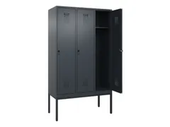 locker,HxBxD 2120x1200x500mm,3vak,vak B 400mm,draaigrendel
