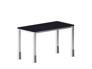 In hoogte verstelbaar bureau,HxBxD 720-840x1200x600mm,CC-zwart - 2