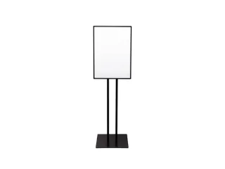 Verlicht Menustandaard LED Slide In A2 Zwart - 6