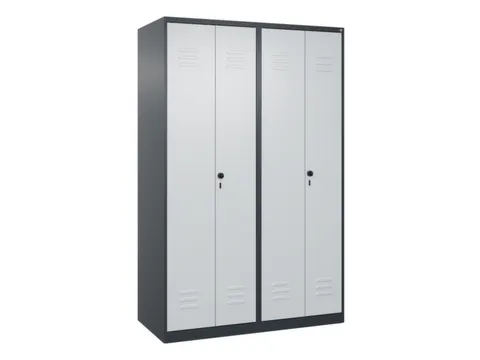 PBM-locker,HxBxD 1850x1200x500mm,4vak,vak B 300mm,draaigrendel