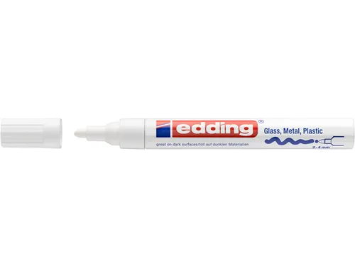 Paintmarker edding 750 op oliebasis 2-4mm creatief wit