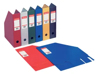 Tijdschriftencassette Esselte VIVIDA opvouwbaar A4 zwart - 2