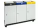 station de tri sélectif 3x30l HxlxP 700x910x300mm coupe-feu