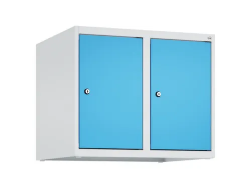 opzetkast,v. locker,2vak.,vak B 300mm,HxBxD 500x600x500mm,vleugeldeur