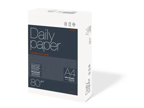 Kopieerpapier Daily Paper A4 80 Gram wit Pallet 500 vel