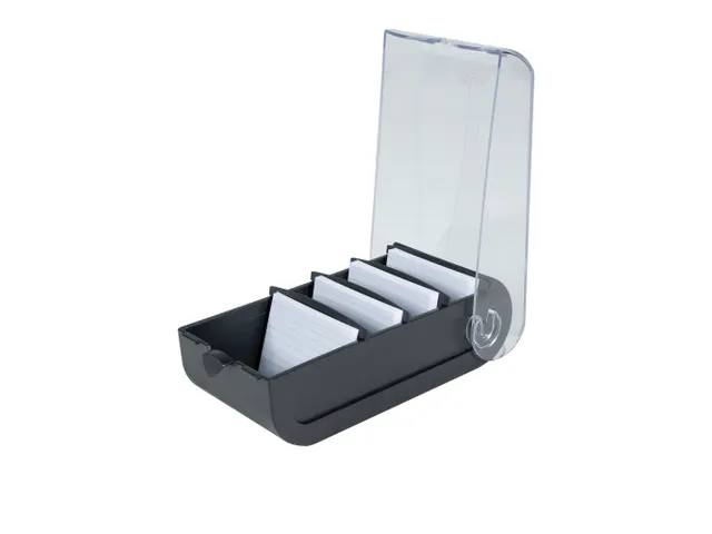 Steekkaartenbak BUNN YBOX A8 zwart/krist.