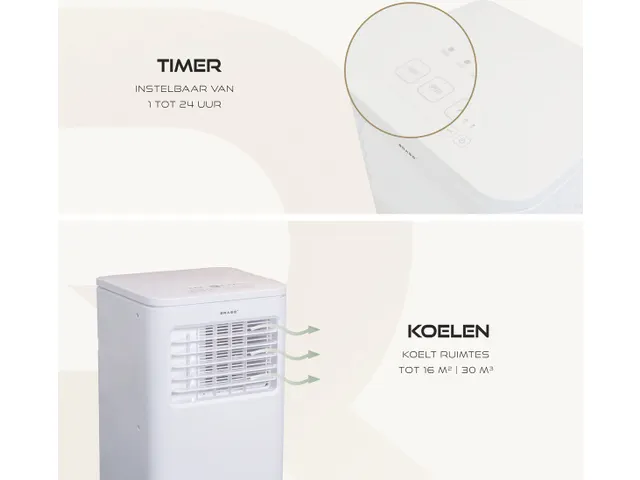 Mobiele Airco MAC9000 9000 BTU