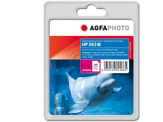 APHP363MD AP HP C8772EE PS Inkt magenta rebuilt Blister 6ml