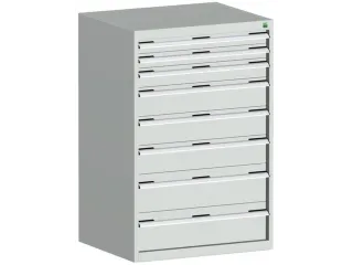 ladekast 1200x800x750mm 8laden zware lasten RAL7035 front RAL7035 - 1