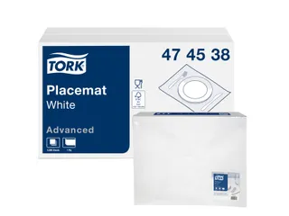 Placemats Tork papier 42x27cm 500st wit 474539 - 3
