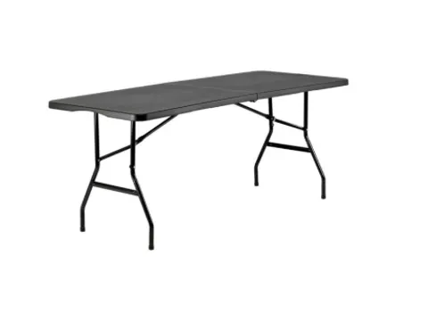 Vouwtafel BRASQ 180x70x74cm FT180 zwart