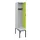 locker met bank,HxBxD 2120x400x815mm,1vak,vak B 400mm,cilinderslot