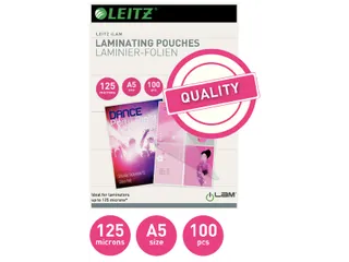 Lamineerhoes Leitz iLAM A5 2x125micron EVA 100stuks - 1