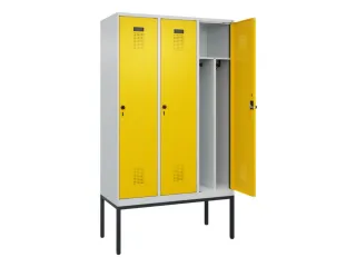 locker voor scheiding van kleding,HxBxD 2120x1200x500mm,3vak - 1