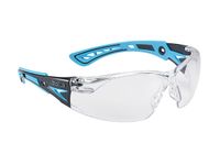 Veiligheidsbril Rush+ Blauw Zwart Polycarbonaat Blank