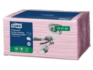Reiningingsdoek Tork 194750 Long Lasting W8 multifunctioneel rood - 6