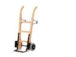 houten zakkensteekwagen,draagverm. 250kg,steekplaat BxD 370x140mm