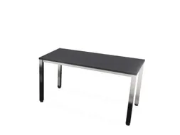 vergadertafel,HxBxD 740x1400x700mm,rechthoekig,CC-zwart