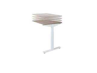 Linesto Plus Aanbouw hoogte instelbaar 80x60 honey castello zwart - 2