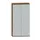 Kantoorkast 1920x1000x430mm Decor Romp Noten Decor Front Lichtgrijs