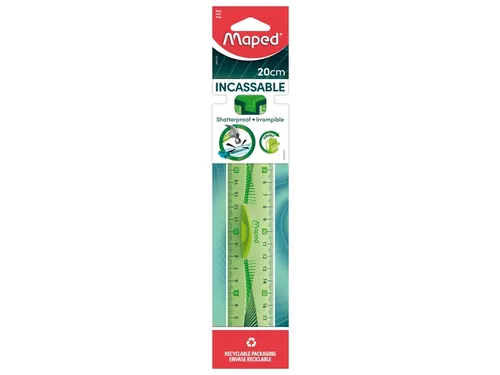 Liniaal Maped Flex met grip 20cm assorti