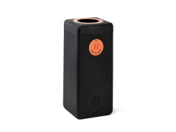 Afvalbak 60 liter EarthBin Zwart Oranje