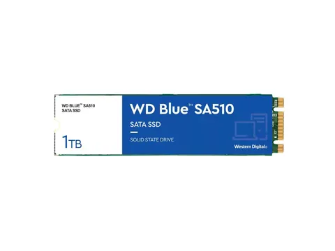 Western Digital 1Tb Blue Ssd M.2 Sa510 2280 Sata Iii 6