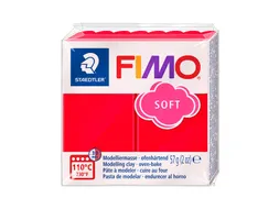 Boetseerklei Fimo soft 57 gram Indisch rood