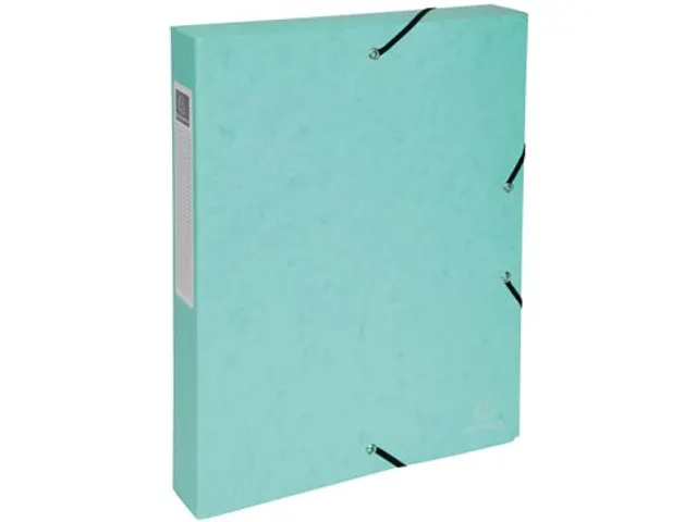 Aquarel elastobox uit glanskarton A4+ 4 cm assorti