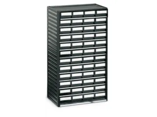 ESD-assortimentskast,HxBxD 550x310x180mm,48lade(n),laden zwart - 1