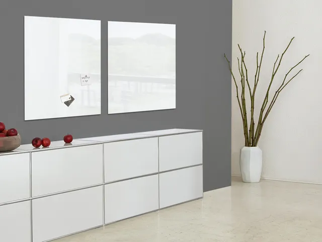 Glas/magneetbord Xl Sigel 100x100 Wit