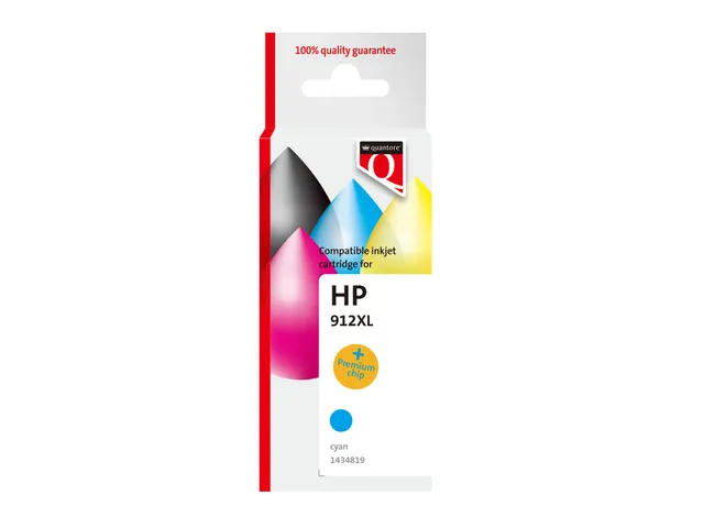 Cartouche d'encre Quantore aternative pour HP 912XL HC 3YL81AE HC bleu